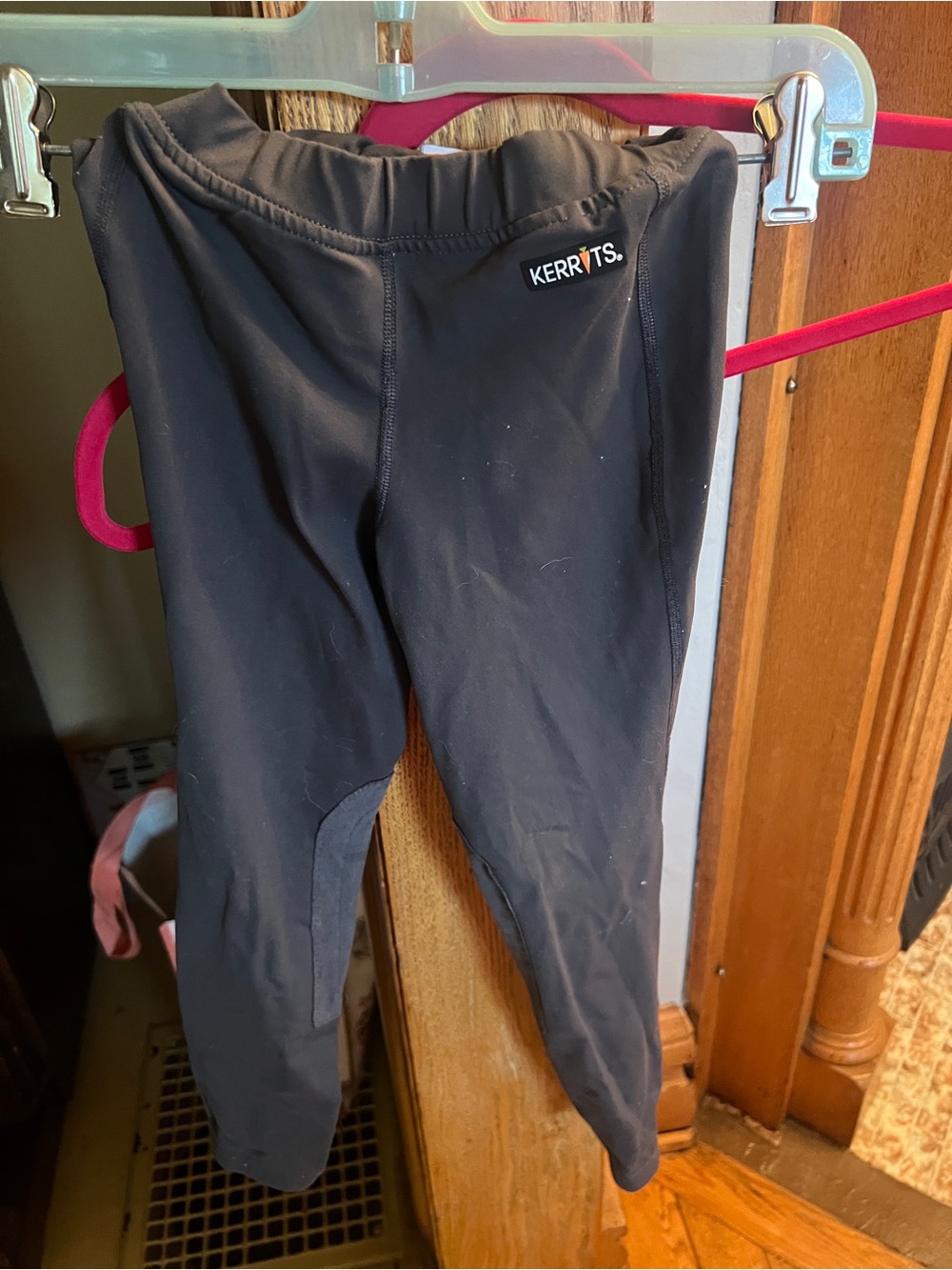 Kerrits Kids girl’s equestrian horse Grey Riding pants breeches